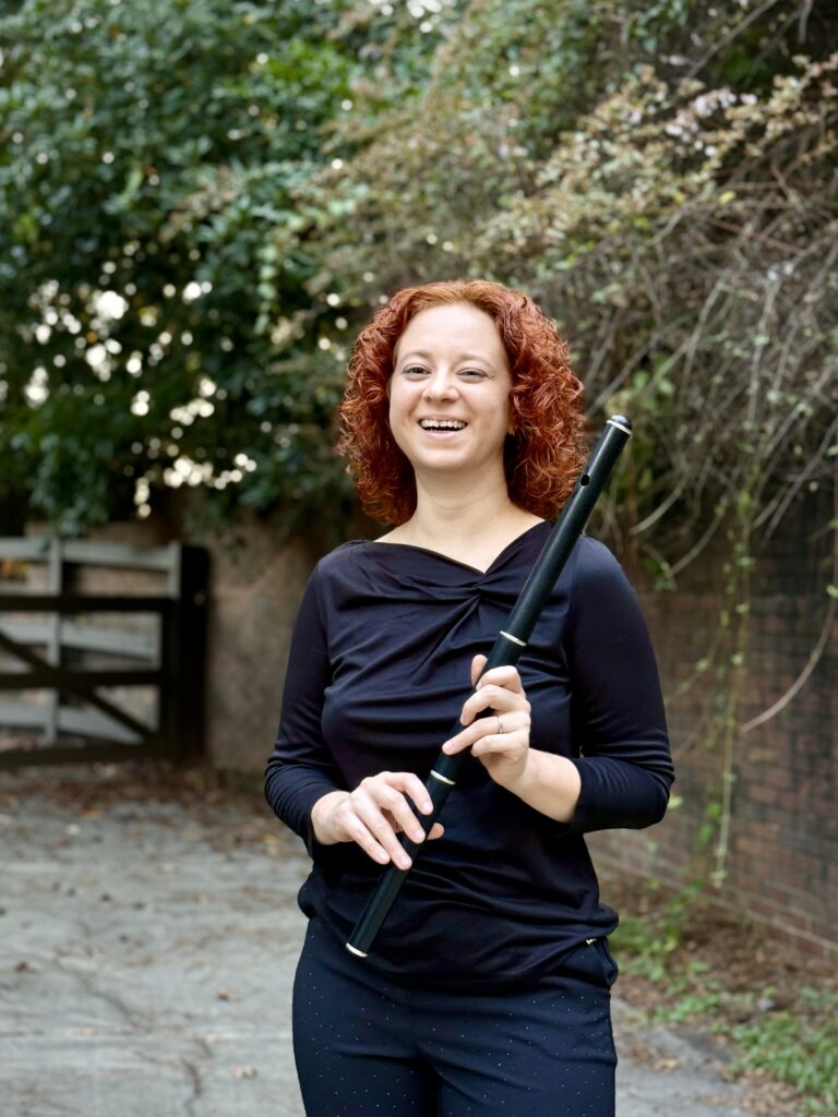 Celtic flutist Anna Darmanska performing Irish flute in Atlanta